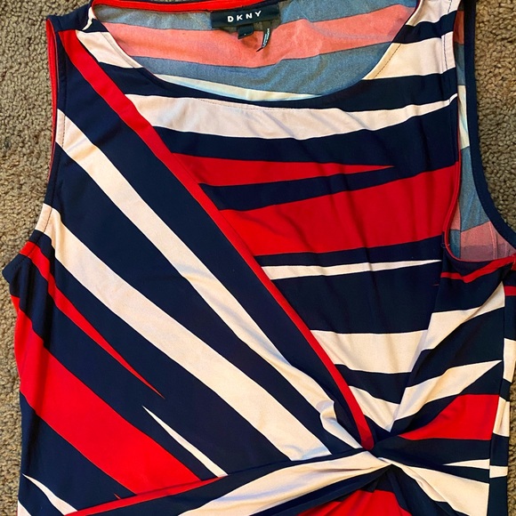 Dkny Tops Semiwrapped Top Poshmark